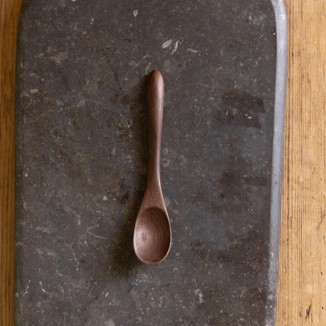5" Small Walnut Petite Spoon