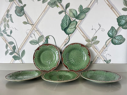 Majolica Leaf Plates