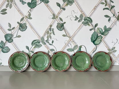 Majolica Leaf Plates