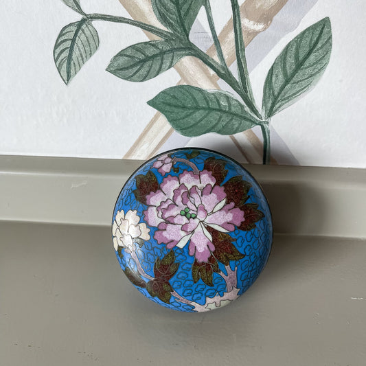 Antique Cloisonné Trinket Box