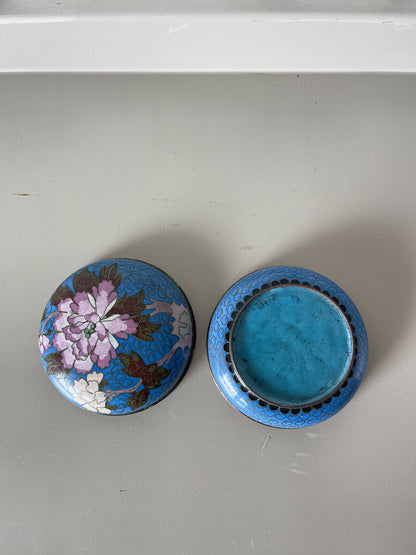 Antique Cloisonné Trinket Box