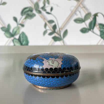 Antique Cloisonné Trinket Box