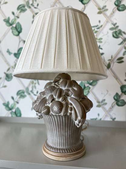 Vintage Fruit Basket Lamp