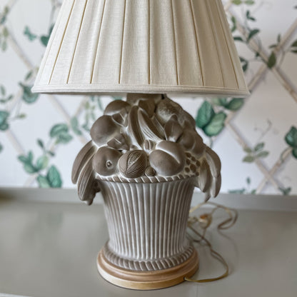 Vintage Fruit Basket Lamp