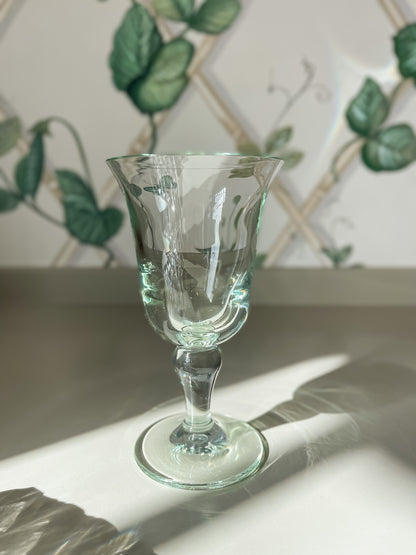 Acrylic Green Wine Glasses