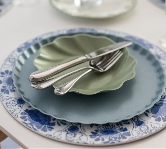 Delft Blue Placemat, Die Cut