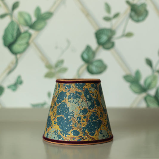 Marbleized Paper Shade