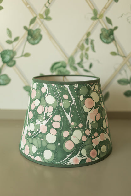 14" Hand Marbled Lampshade
