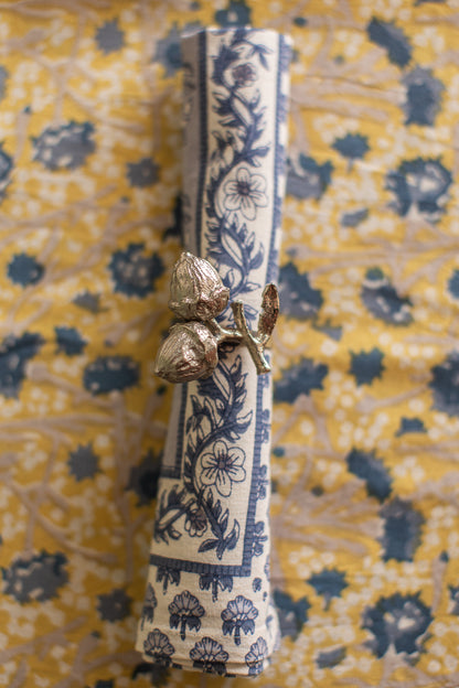Silver Acorn Napkin Rings