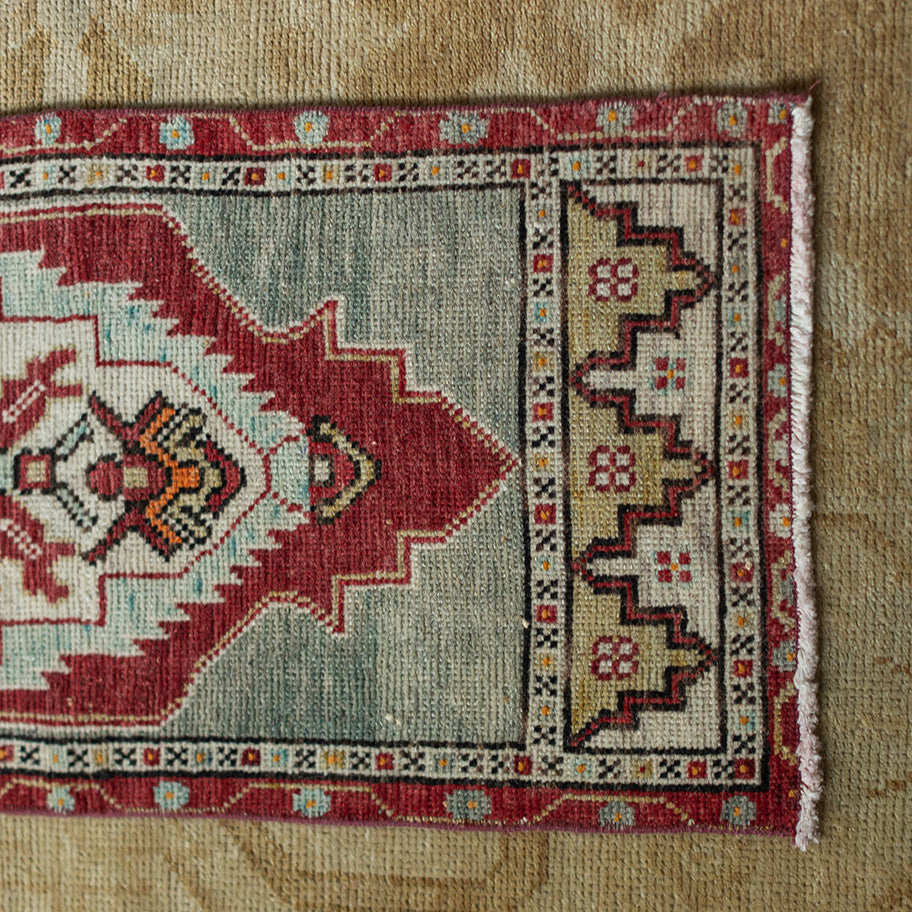 Vintage Rug 41"x17"