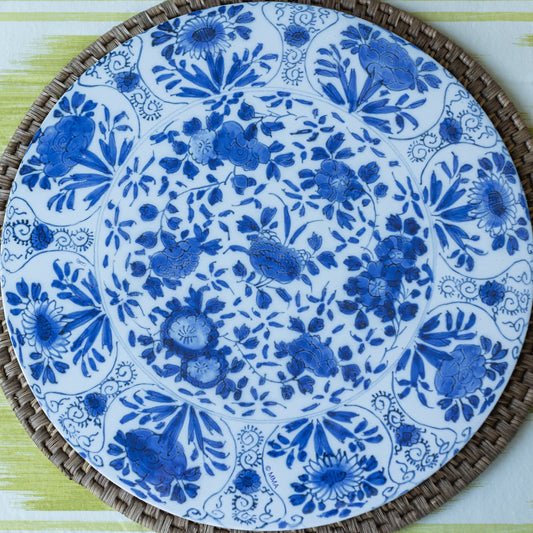 Delft Blue Placemat, Die Cut