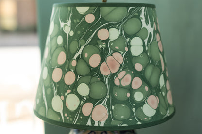 14" Hand Marbled Lampshade