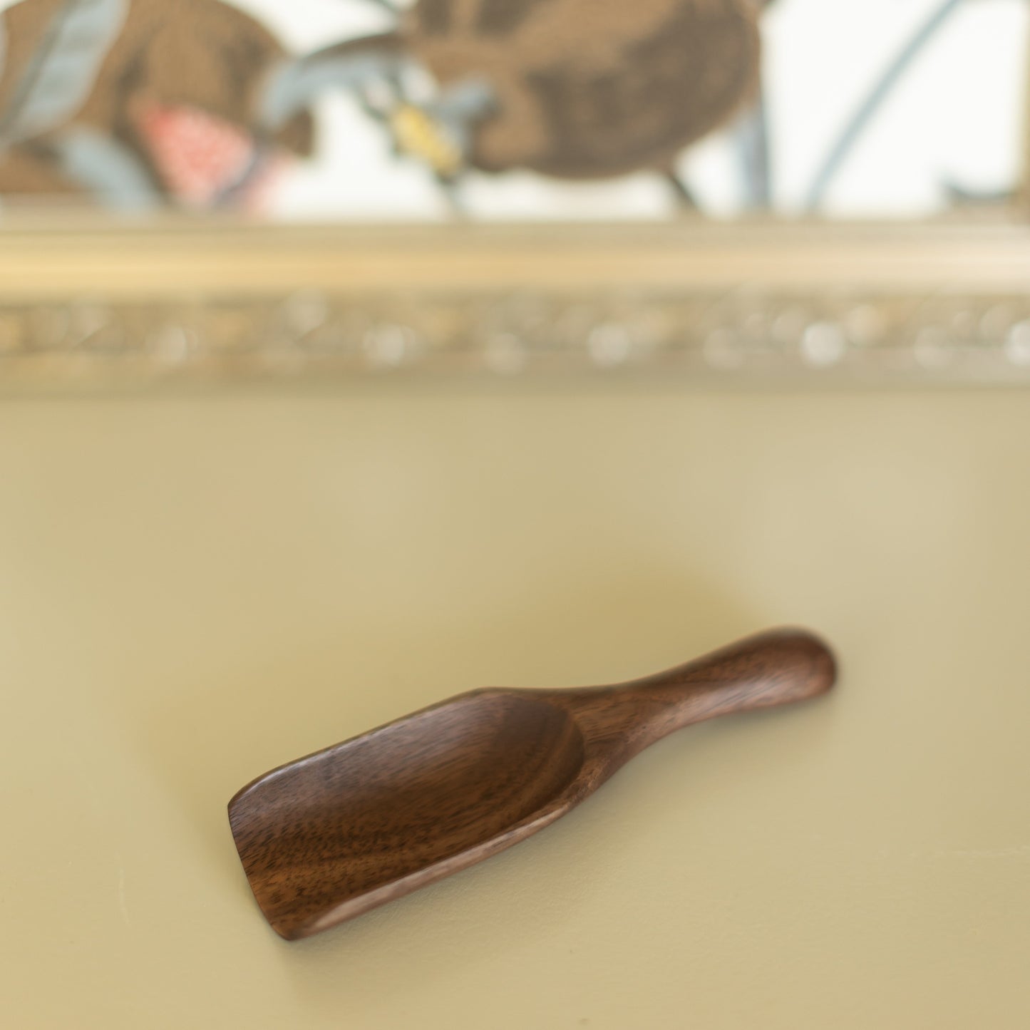 5" Small Walnut Scoop