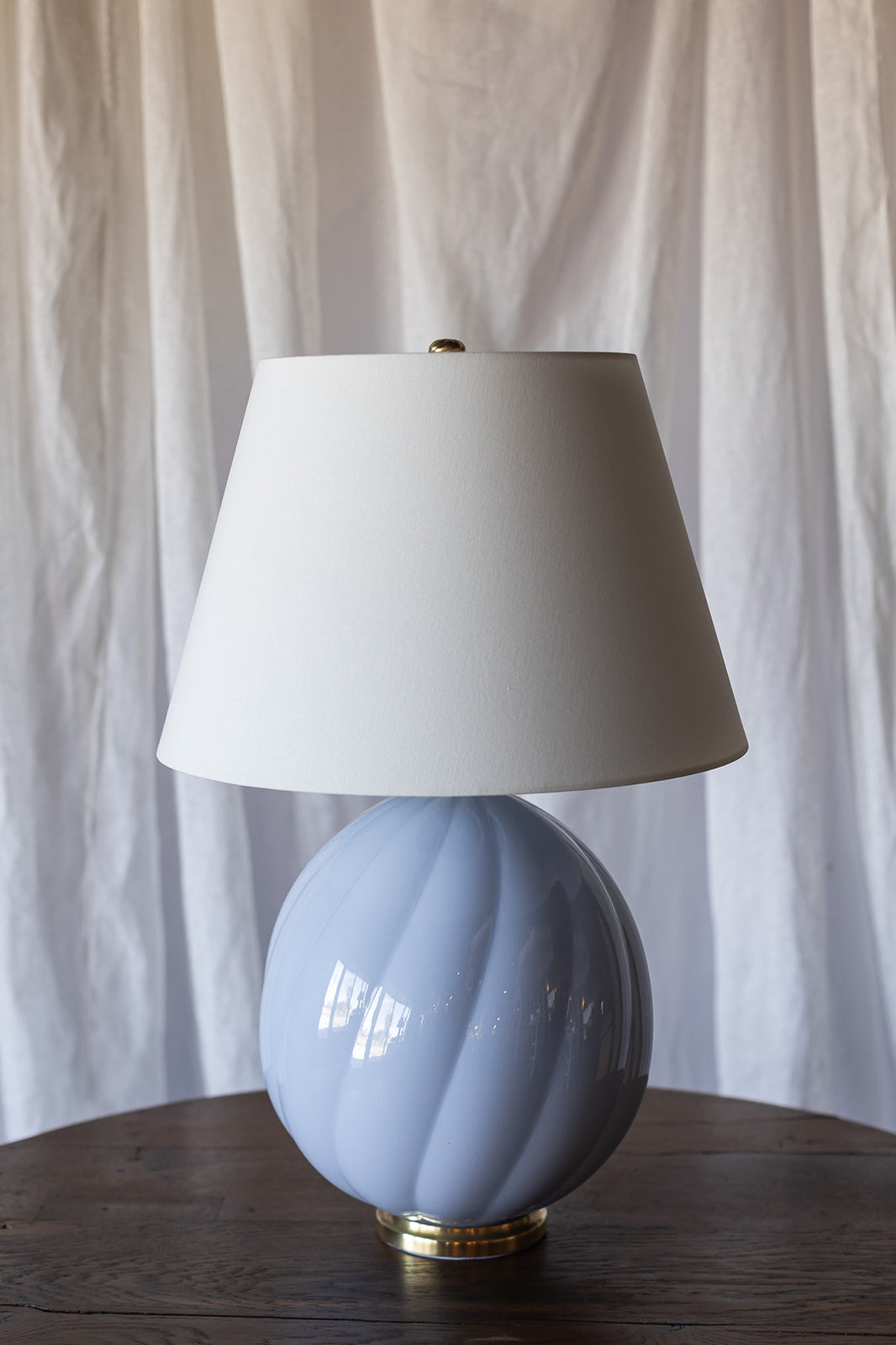 Talia Table Lamp, Blue