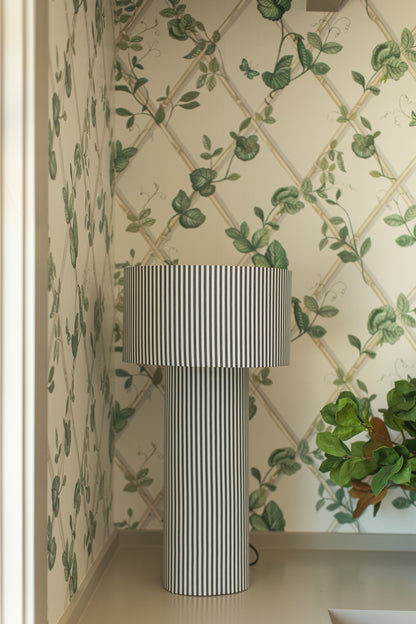 Oversized Striped Lamp