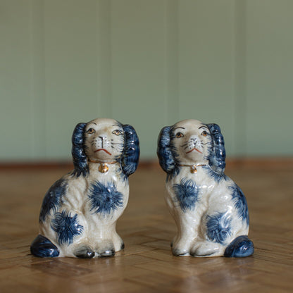 Blue Staffordshire Pair, Small