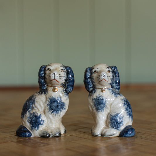 Blue Staffordshire Pair, Small