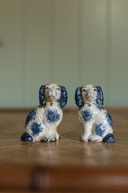 Blue Staffordshire Pair, Small