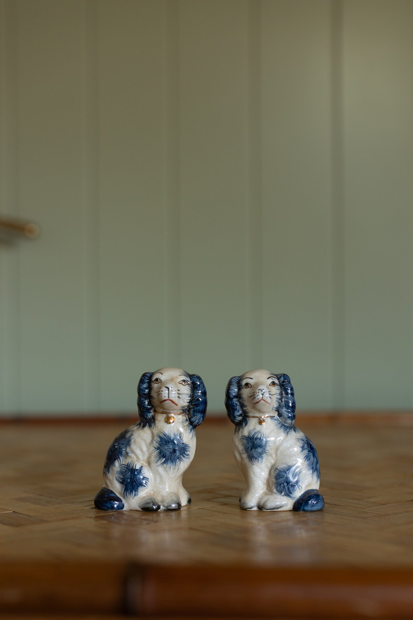 Blue Staffordshire Pair, Small
