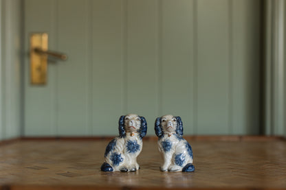 Blue Staffordshire Pair, Small