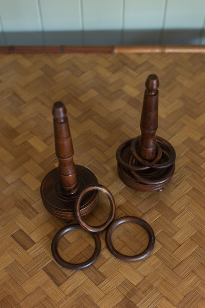 Wooden Ring Toss Game