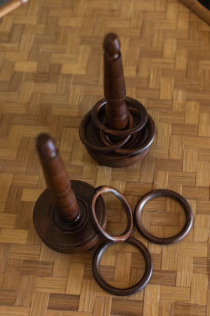 Wooden Ring Toss Game