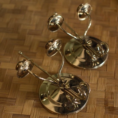 Vintage Brass Wall Sconces