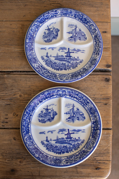 Vintage Kenro China Divided Plates