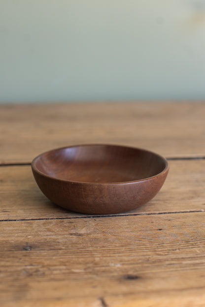 Mid-Century Wooden Bowl