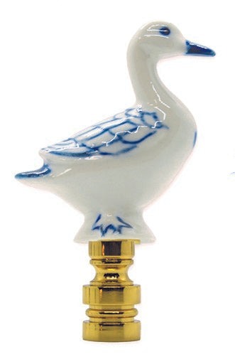 Porcelain Goose Finial