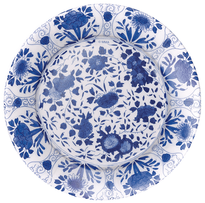 Delft Blue Paper Dinner Plates