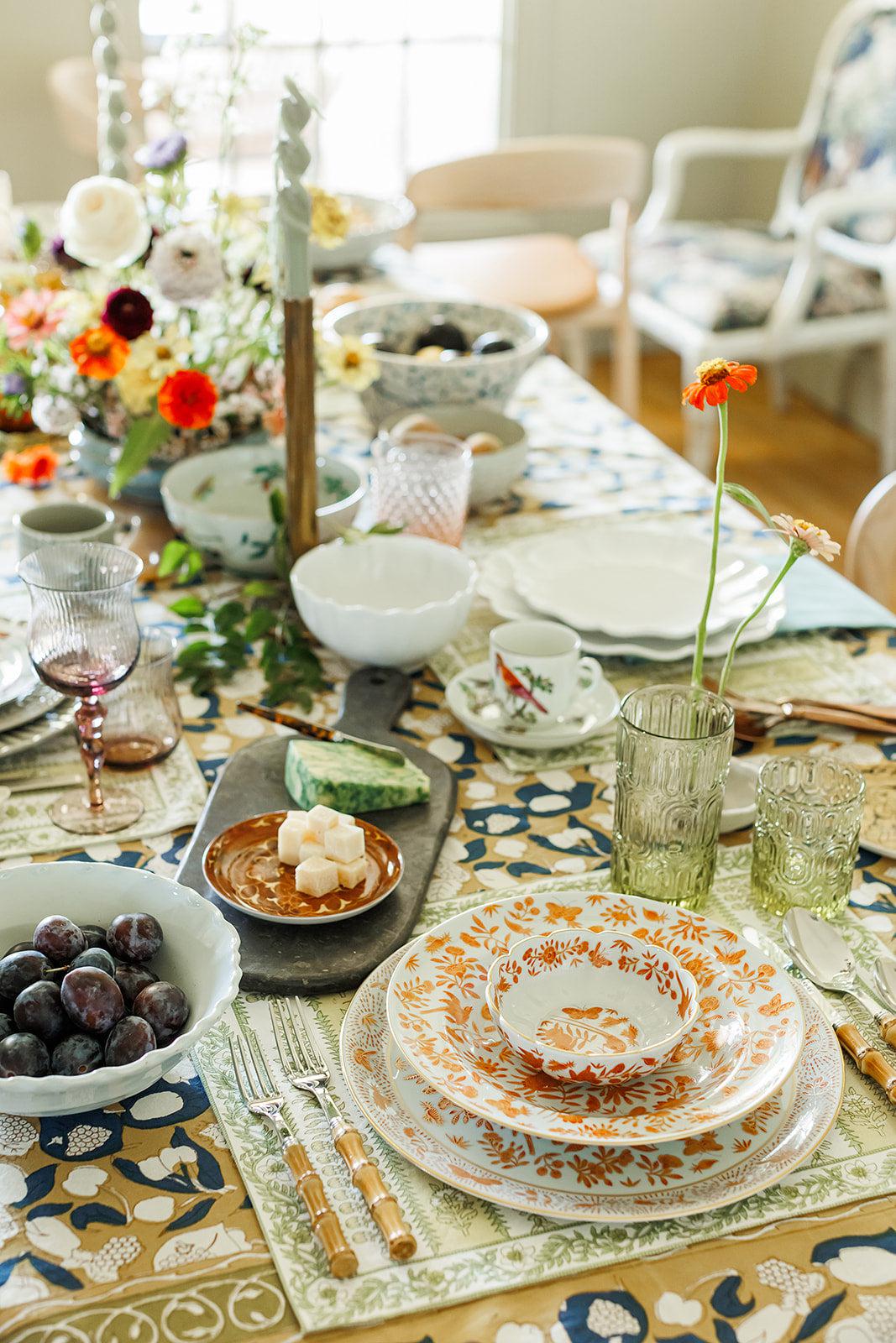 Sacred Bird & Butterfly Dinnerware Collection