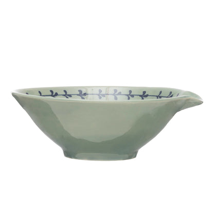 Blue Spouted Bowl