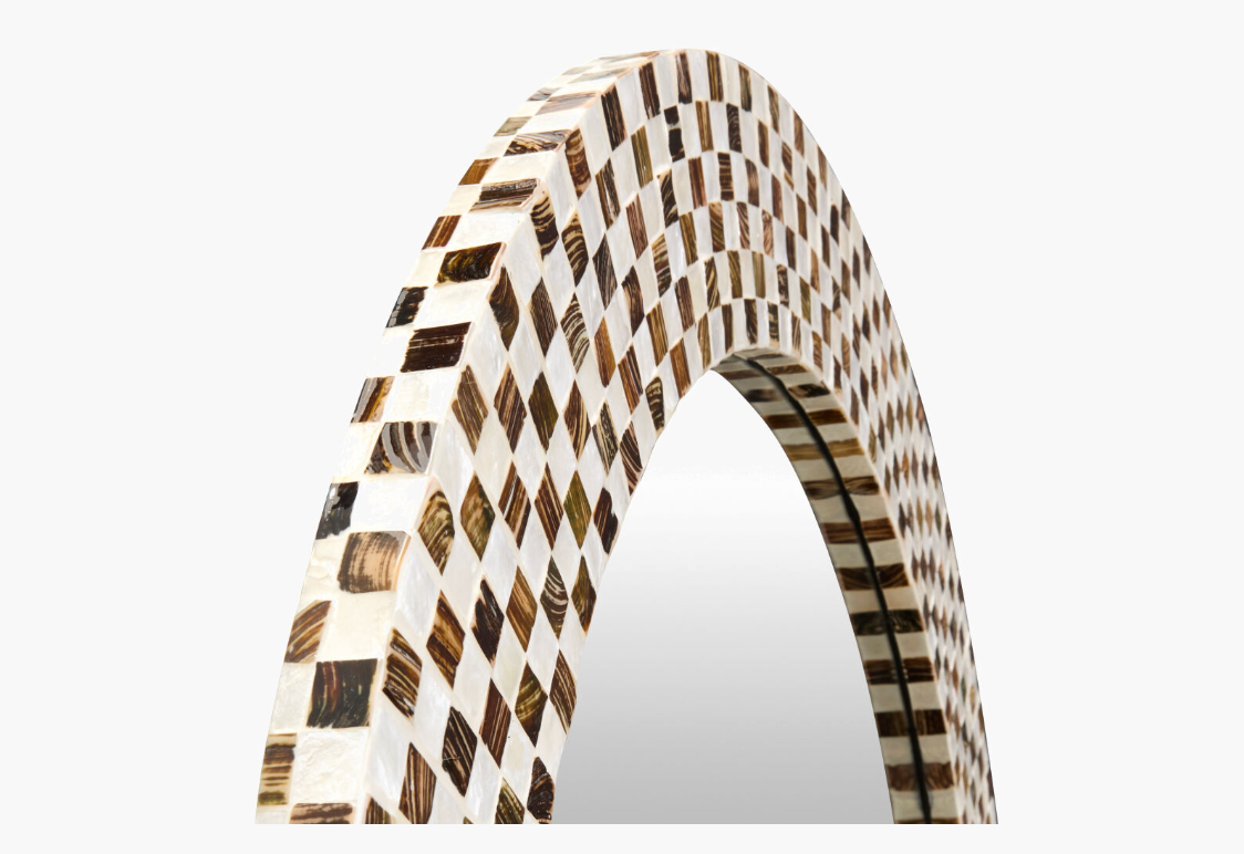 Mosaic Checkered Mirror