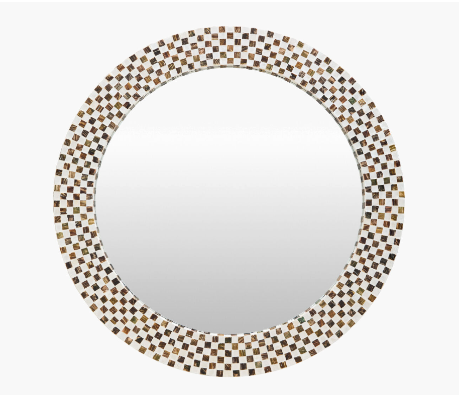 Mosaic Checkered Mirror