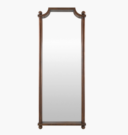 Ball Finial Floor Length Mirror