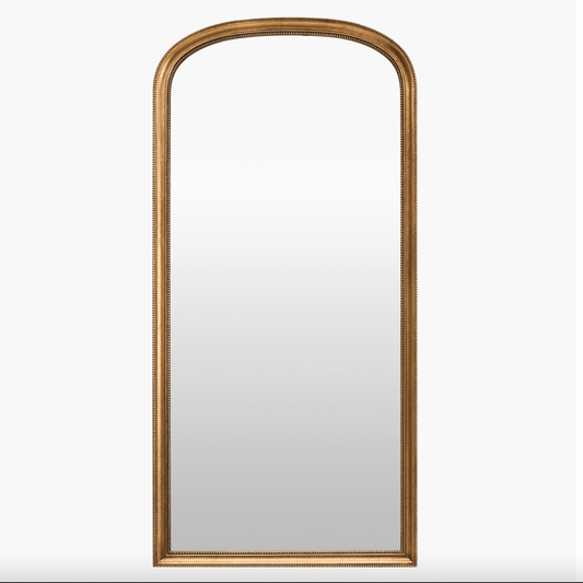 Antique Gold Full-Length Mirror - OAKSTREET SHOPPE