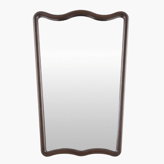 Brown Shield Mirror - OAKSTREET SHOPPE