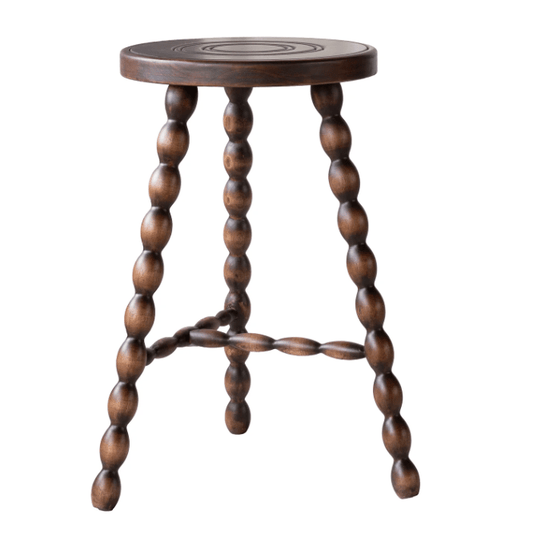 Spindled Tabouret Stool - OAKSTREET SHOPPE