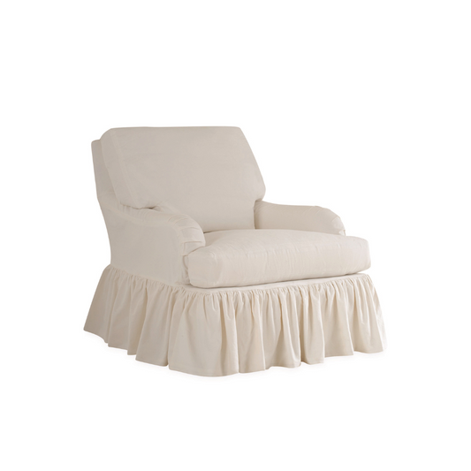 Ruffle Arm Chair - Custom Upholstery Collection