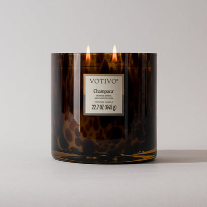 Tortoise Shell Candle, Champaca
