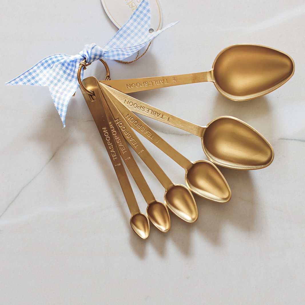 Measuring Spoons, Gold