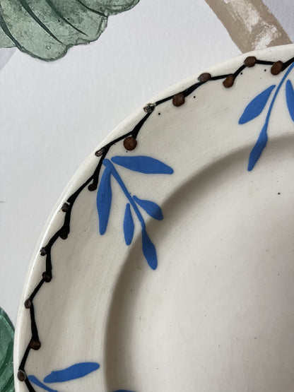 Hand-Painted Blue & White Plates