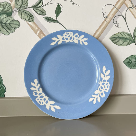 Blue Vintage Floral Plate