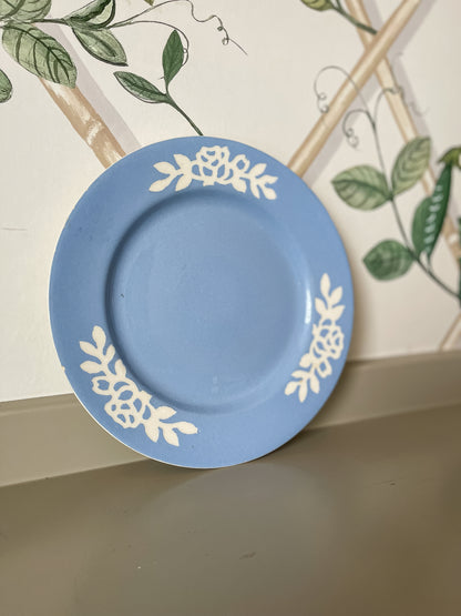 Blue Vintage Floral Plate