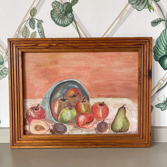 Fruit Still Life, Oil