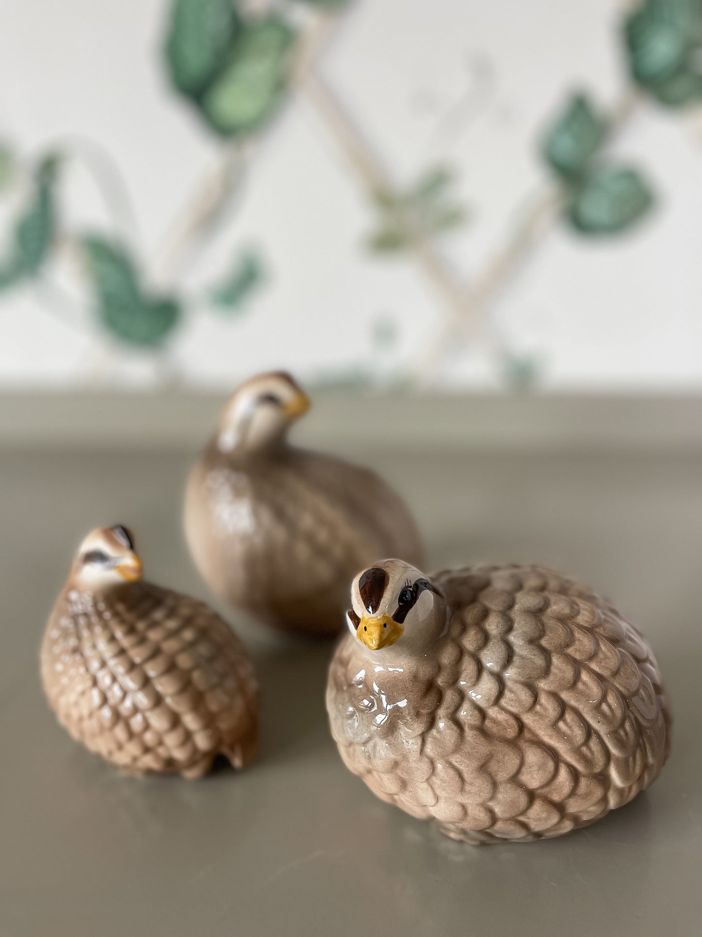 Quail Ceramic Figurine- Small