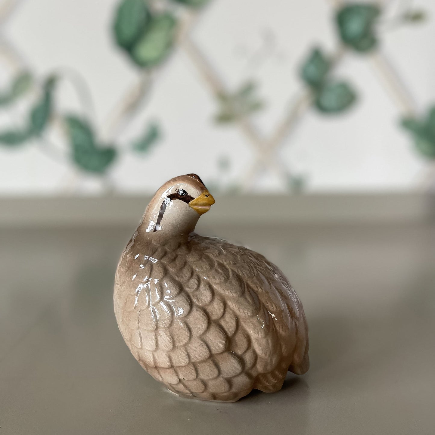 Quail Ceramic Figurine- Medium