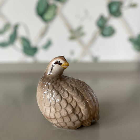 Quail Ceramic Figurine- Medium