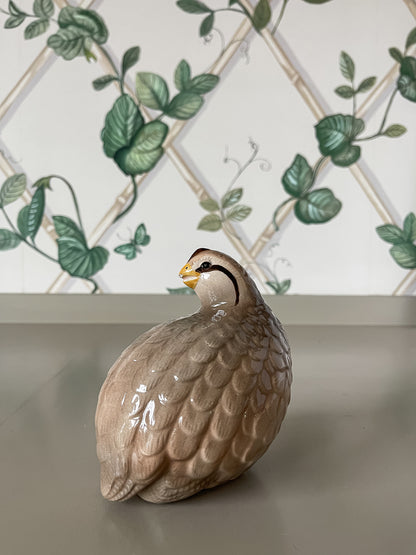 Quail Ceramic Figurine- Medium